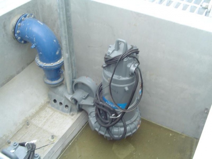 One installed pump